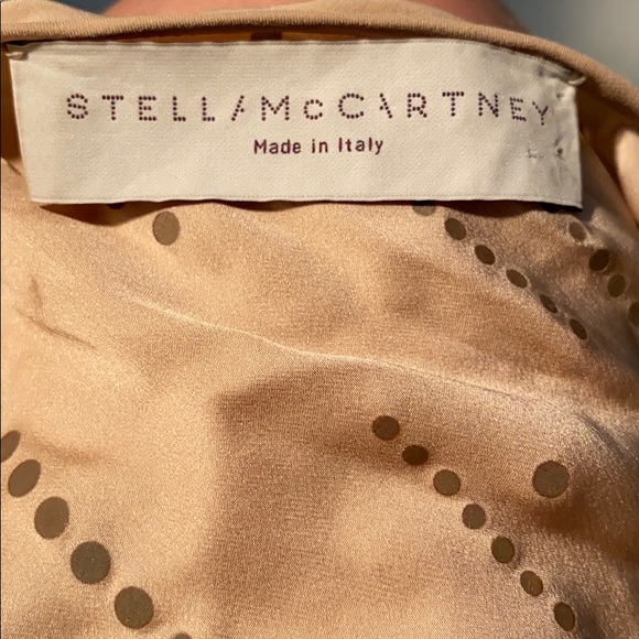 NWT Stella McCartney beige top with pink crystals - Picture 4 of 8